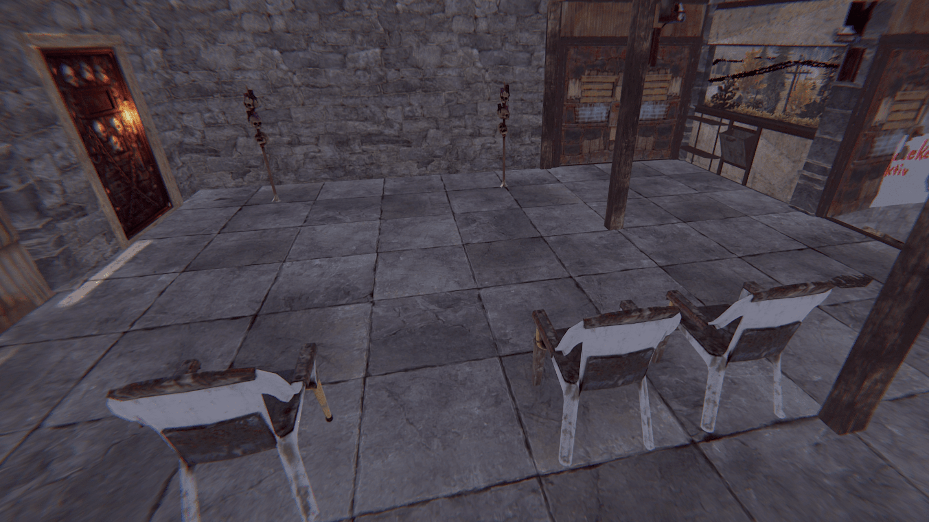 Im Kirchenschiff haben die Barbaren gewütet