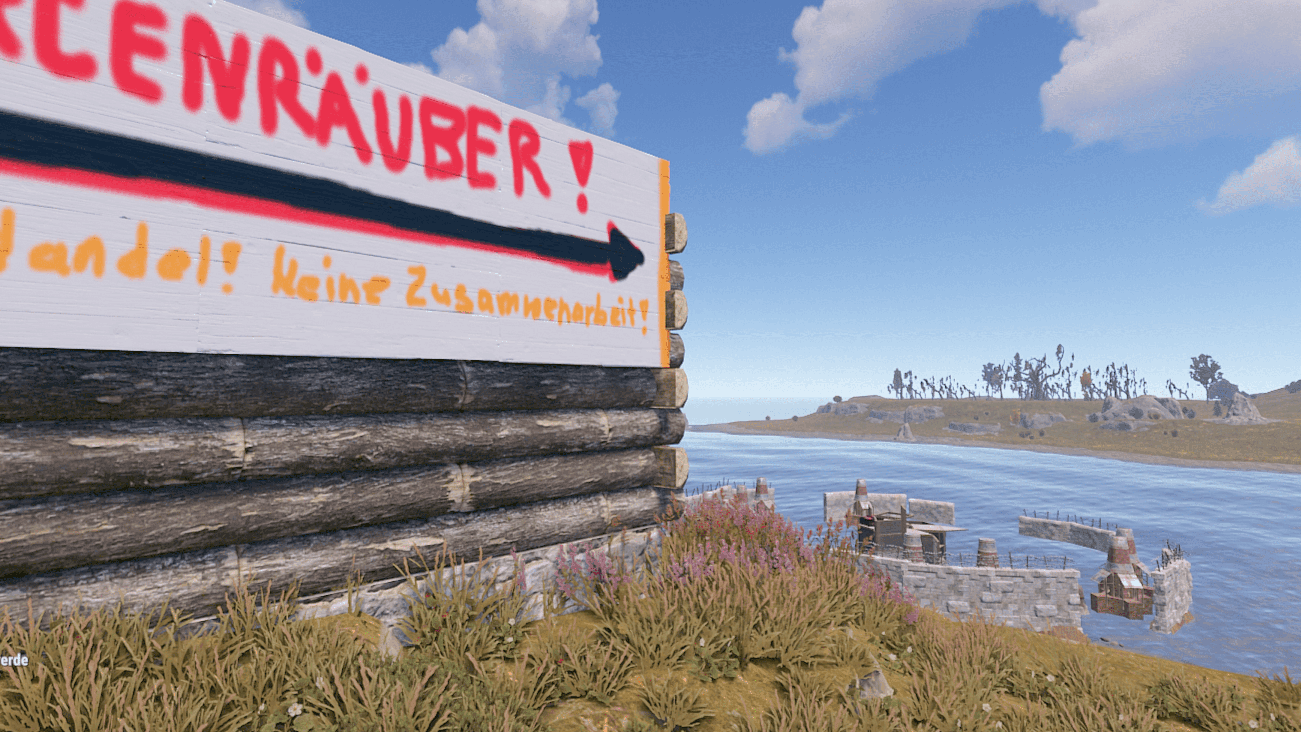 Die Base nachdem der Kichenbann ausgerufen wurde